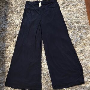 Women's Black Wide-Leg Pants